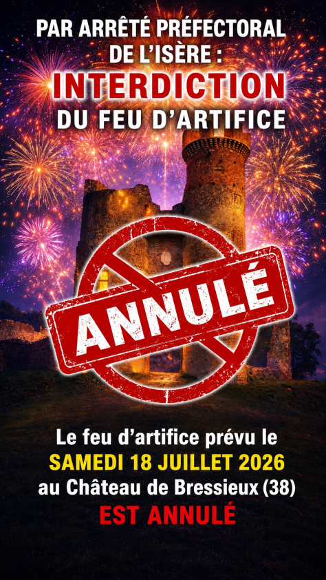 annulation du feu d'artifice